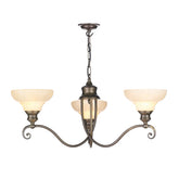 David Hunt Lighting Stratford 3 Light Chandelier
